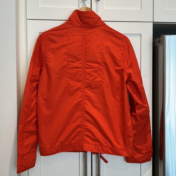 Abercrombie Saranac Lake Jacket Orange & White Jacket Kid's Size Large - Picture 11 of 17